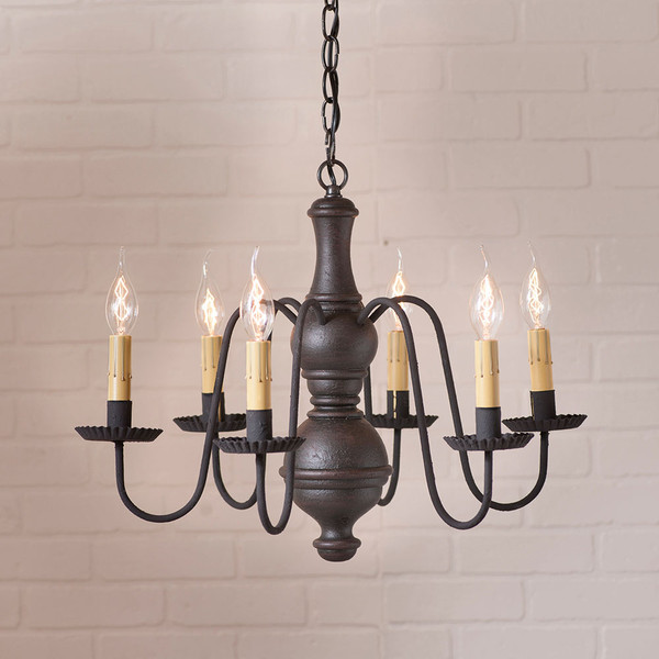 Medium Chesterfield Chandelier - Black