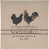 Sawyer Mill Poultry Shower Curtain