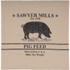 Sawyer Mill Pig Shower Curtain
