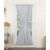 Sawyer Mill Blue Plaid Door Panel Curtain