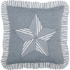 Sawyer Mill Blue Barn Star Pillow 18" x 18"