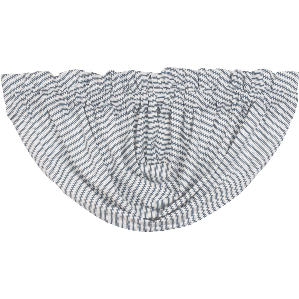 Sawyer Mill Black Ticking Stripe Balloon Valance - Thumbnail 2