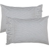 Sawyer Mill Blue Ticking Stripe Pillowcase Set