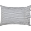 Sawyer Mill Blue Ticking Stripe Pillowcase Set