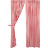 Annie Buffalo Red Check Panel Set