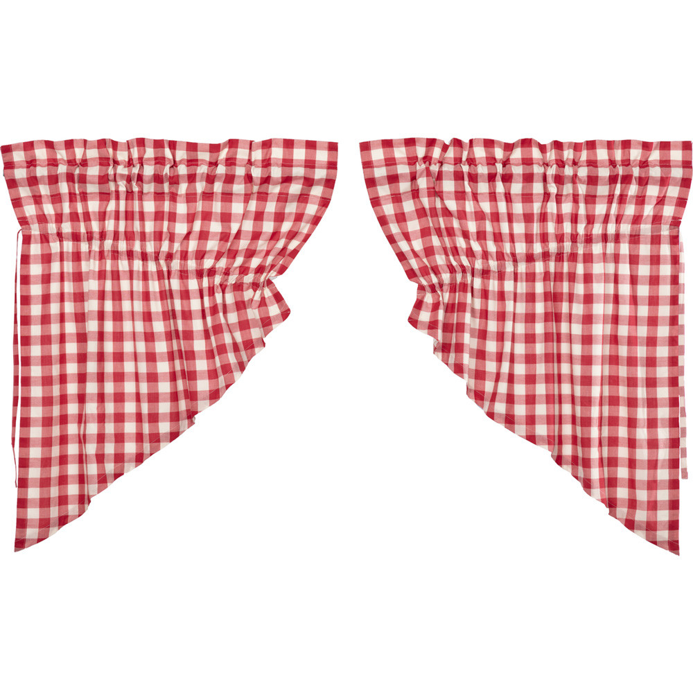 Annie Buffalo Black Check Prairie Swag Set