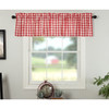 Annie Buffalo Red Check Valance