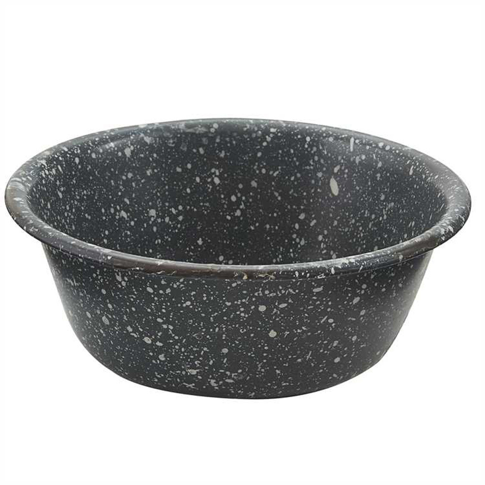 Granite Enamelware Berry Bowl in Gray, Set of 4 by Park Designs