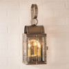 Double Wall Lantern in Weathered Brass