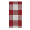 Wicklow Napkin Set - Red and Cream