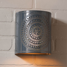 Chisel Sconce Light in Country Tin