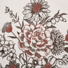 Florette Floral Bouquet Ruffled Pillow 18" x 18" - Closeup