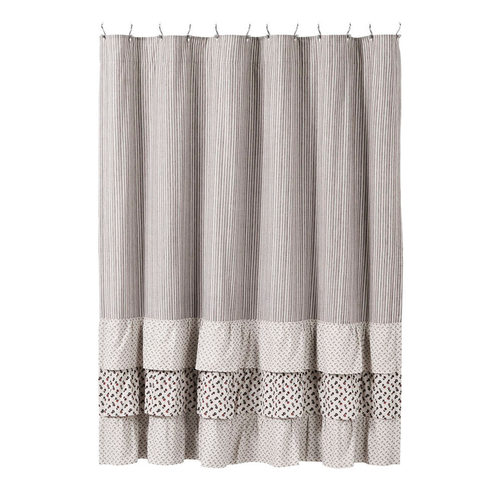VHC Brands Florette Shower Curtain