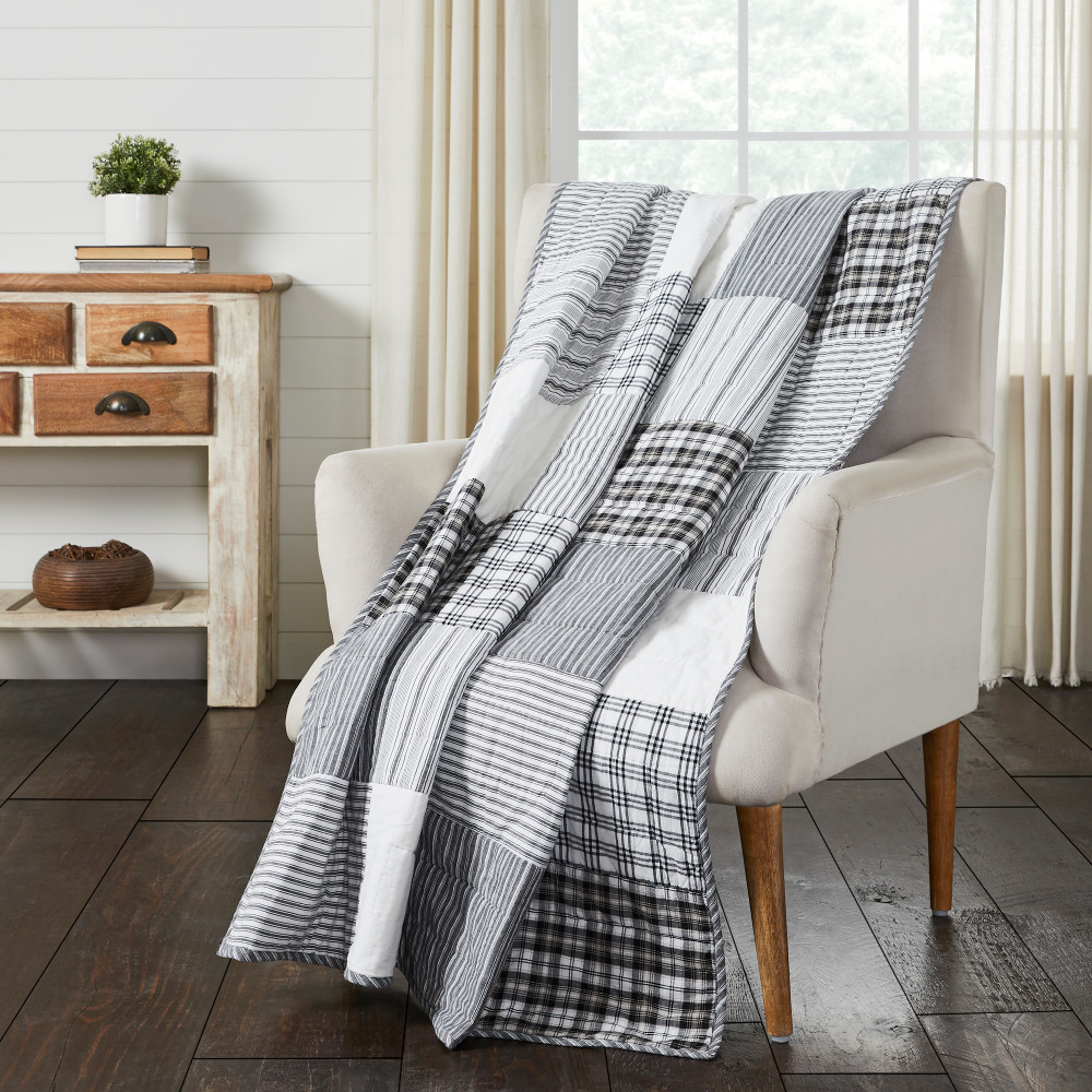VHC Brands Sawyer Mill Quilted Throw