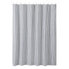 Sawyer Mill Black Ticking Stripe Shower Curtain