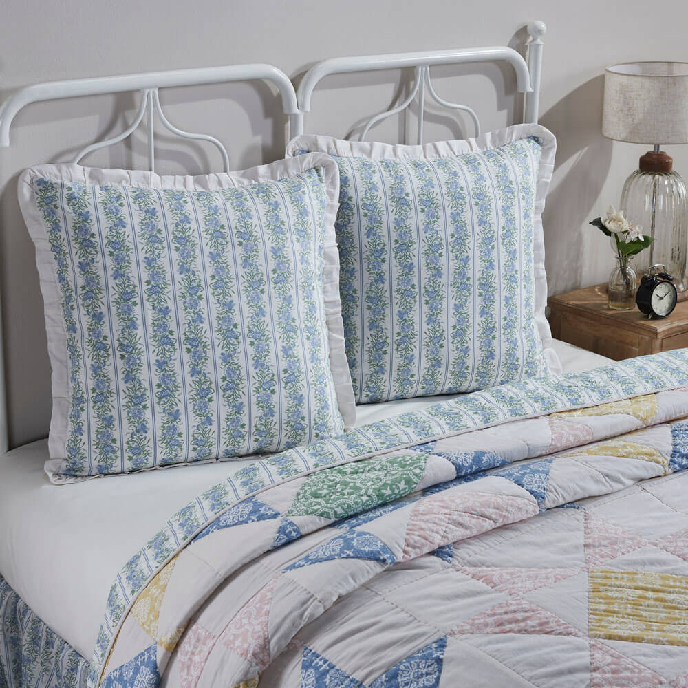 VHC Brands Jolie Fabric Euro Sham