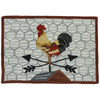Break of Day Rooster Hand-Hooked Rug