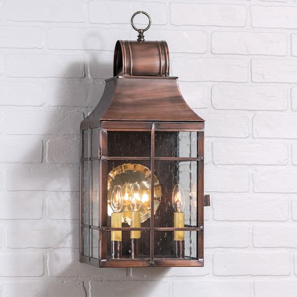 Stenton Wall Lantern - Antique Copper