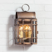 Carriage House Wall Lantern - Weathered Brass