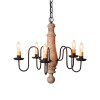 Medium Norfolk Chandelier in Hartford Buttermilk