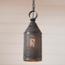 15" Hanging Lantern in Kettle Black