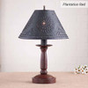 Butcher's Chamberstick Lamp in Plantation Red