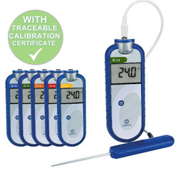 Comark C12 Thermometer Kit With Dual Probes & Clabration Certificate  | Thermometer Point