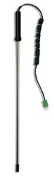 Hanna HI-766TR4  K-Type Thermocouple Temperature Probe for industrial use (tarmacadam), 2m stem | Thermometer Point