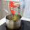 Thermapen One thermometer probe  used to measure frying oil