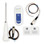ETI Food Hygiene Thermometer Kit alongside probe and wipes