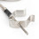 Close-up of Q Series air probe clip showing its gripping arms and probe attachment