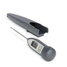 Super-Fast Mini Thermometer with probe cover and pocket clip