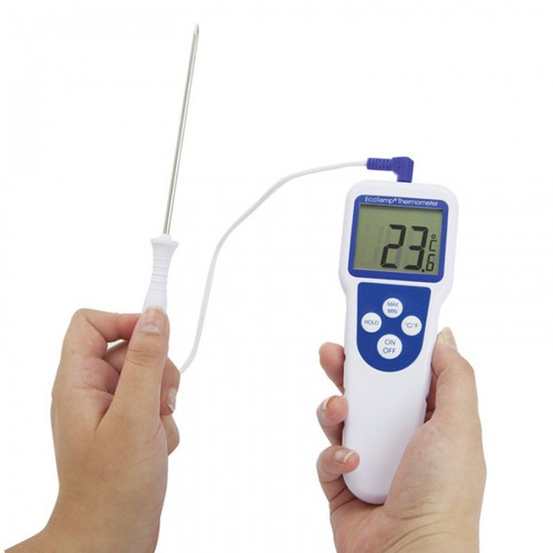 EcoTemp Max/Min digital thermometer with detachable stainless-steel probe | Thermometer Point