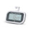 Digital fridge thermometer with safety zone indicator and large clear display.
