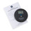 DishTemp® Blue dishwasher thermometer with calibration certificate beside it