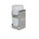 Rear view of stainless steel wall bracket for anti-bacterial probe wipes