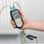 ETI thermometer in technician’s hand measuring HVAC system