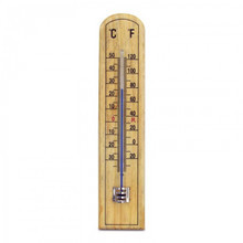 ETI Beechwood Thermometer 803-292 – 45 x 205mm front view