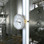 Side Profile of ETI Stainless Steel Pipework Thermometer Mounted on Pipe
