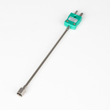ETI Plug-Mounted Ribbon Surface Temperature Probe Straight Type K Ø15 × 130 mm – Side View