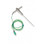 ETI T-Shaped Oven Probe Type K Ø3.3 × 130 mm with stainless steel T-handle and PTFE lead