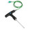 ETI T-Shaped Penetration Probe Type K 100 mm, coiled lead – side view
