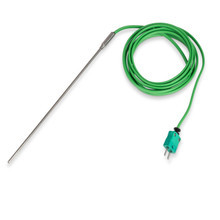 High-Temperature Flexible MI Probe Type K 180 mm