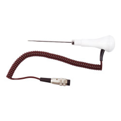 Comark PT24L/C Food Penetation Probe - Type T Thermocouple - Curly Lead | Thermometer Point