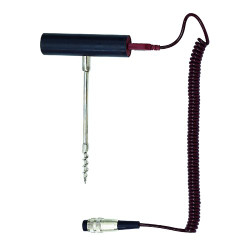Comark PT29L Corkscrew Probe - Frozen Foods Type T Thermocouple | Thermometer Point