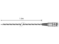 Flexible Wire Air Probe - Type T With Lumberg connector | Thermometer point