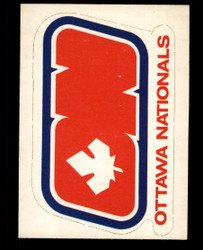 1972 OTTAWA NATIONALS OPC NHL TEAM LOGO O PEE CHEE SP EXMT/NM #3688