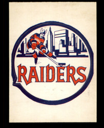 1972 NEW YORK RAIDERS OPC NHL TEAM LOGO O PEE CHEE SP EXMT #3692