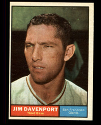 1961 JIM DAVENPORT TOPPS #55 GIANTS EXMT #4546