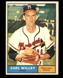 1961 CARL WILLEY TOPPS #105 BRAVES EXMT #4343